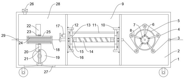 Annealing equipment for invisible protective mesh wire rope processing