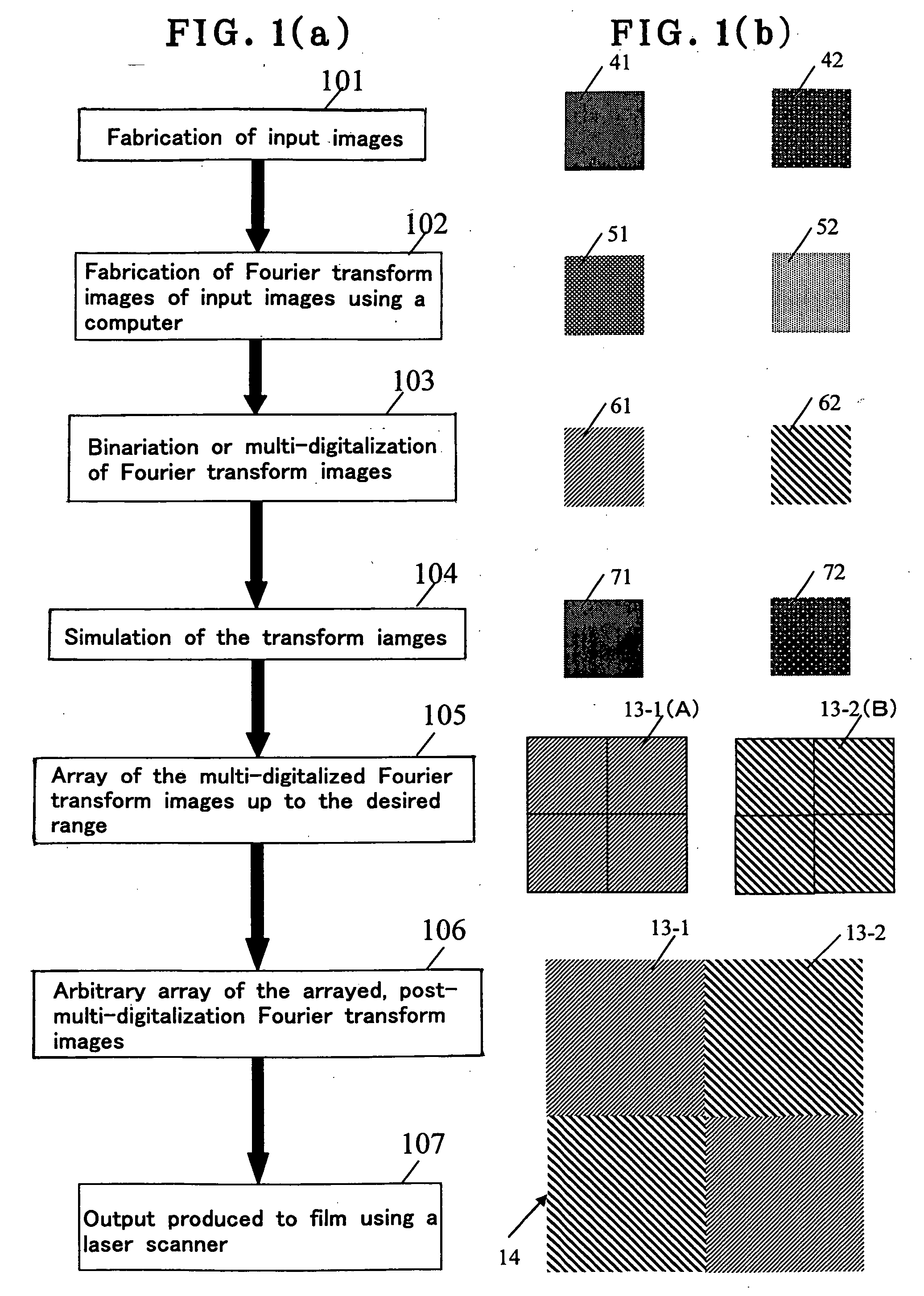 Hologram and holographic viewing device incorporating it