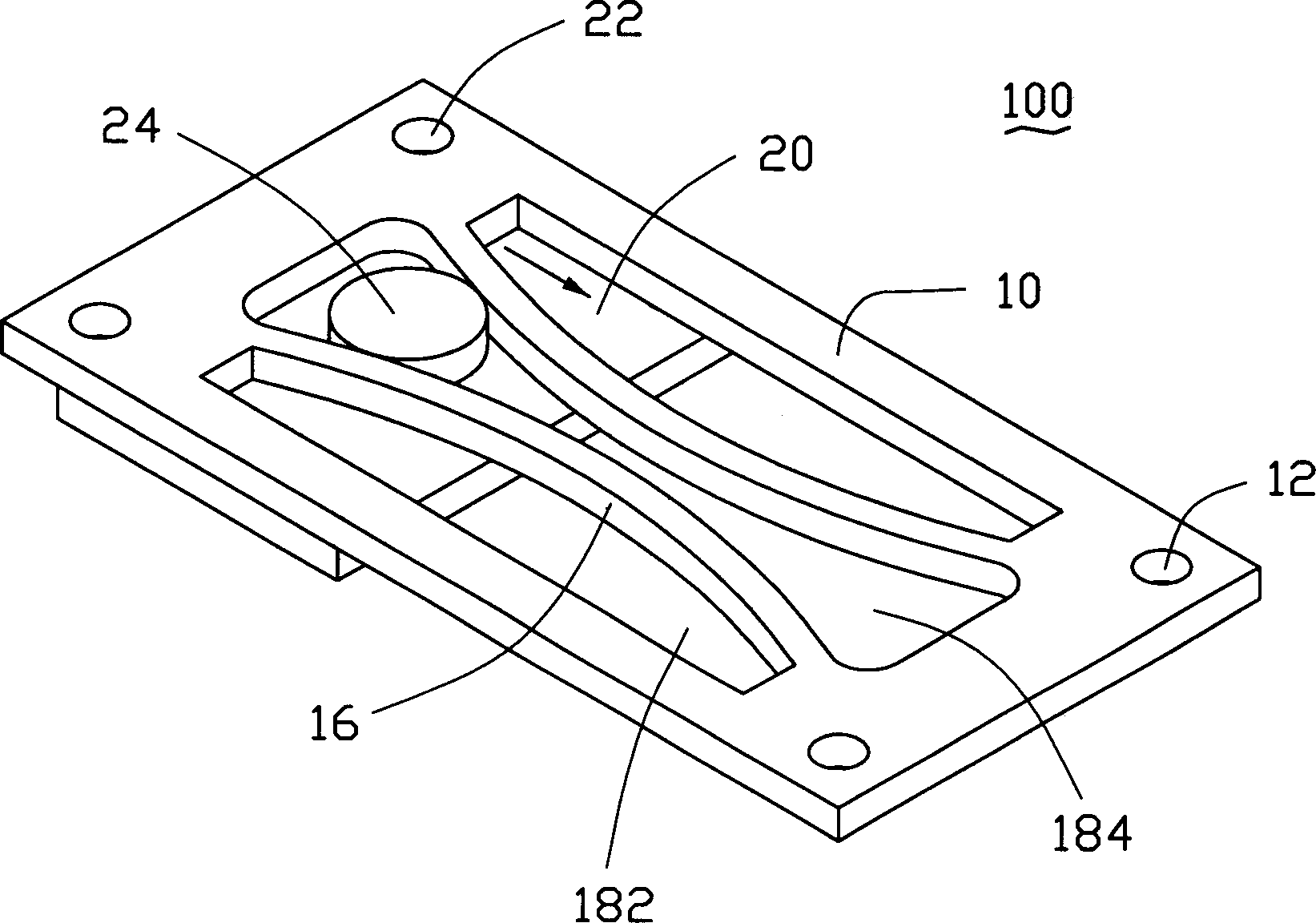 Structure of sliding closure, and portable electronic equipment of using the structure of sliding closure