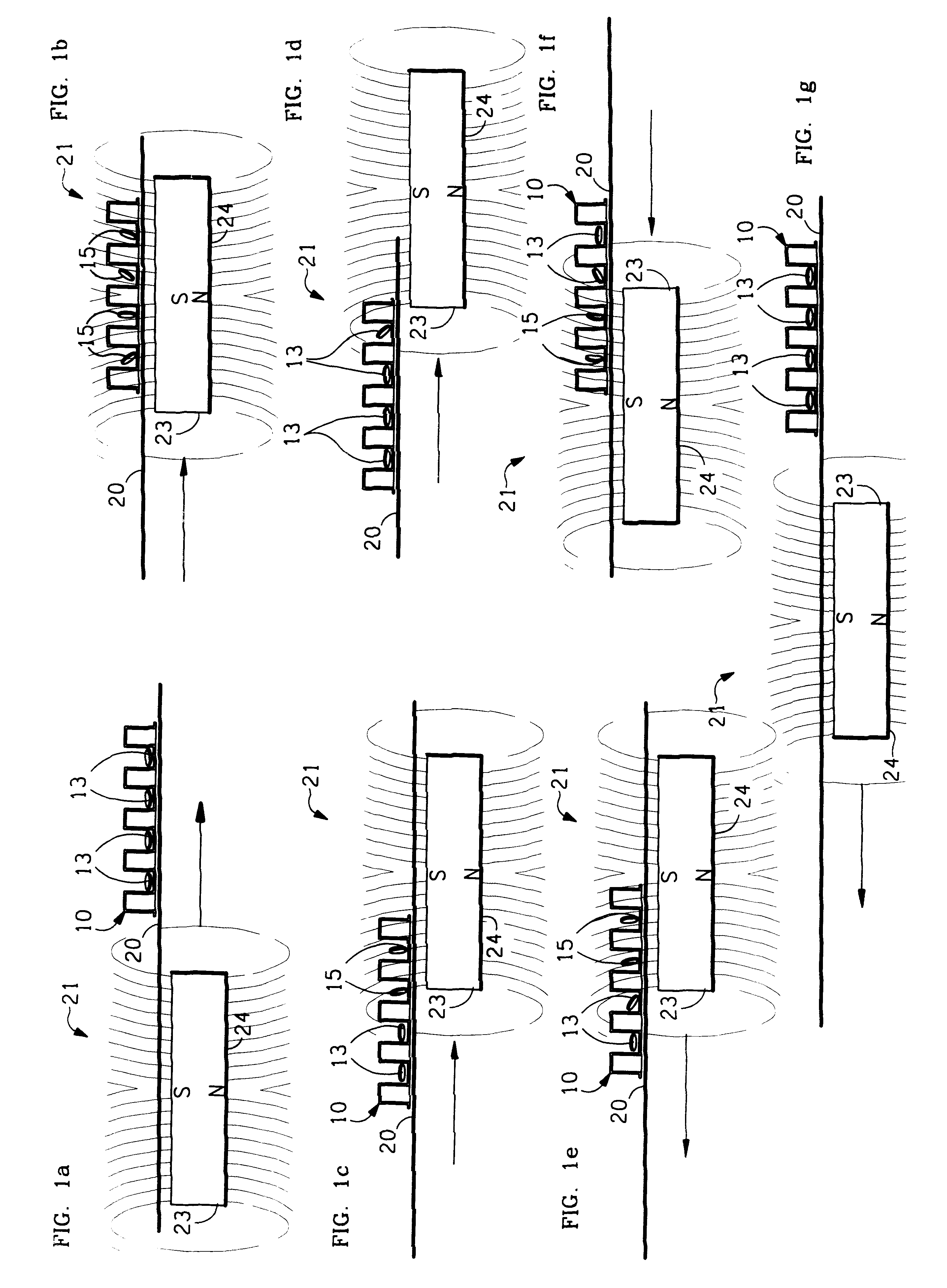 Magnetic tumble stirring method, devices and machines for mixing in vessels