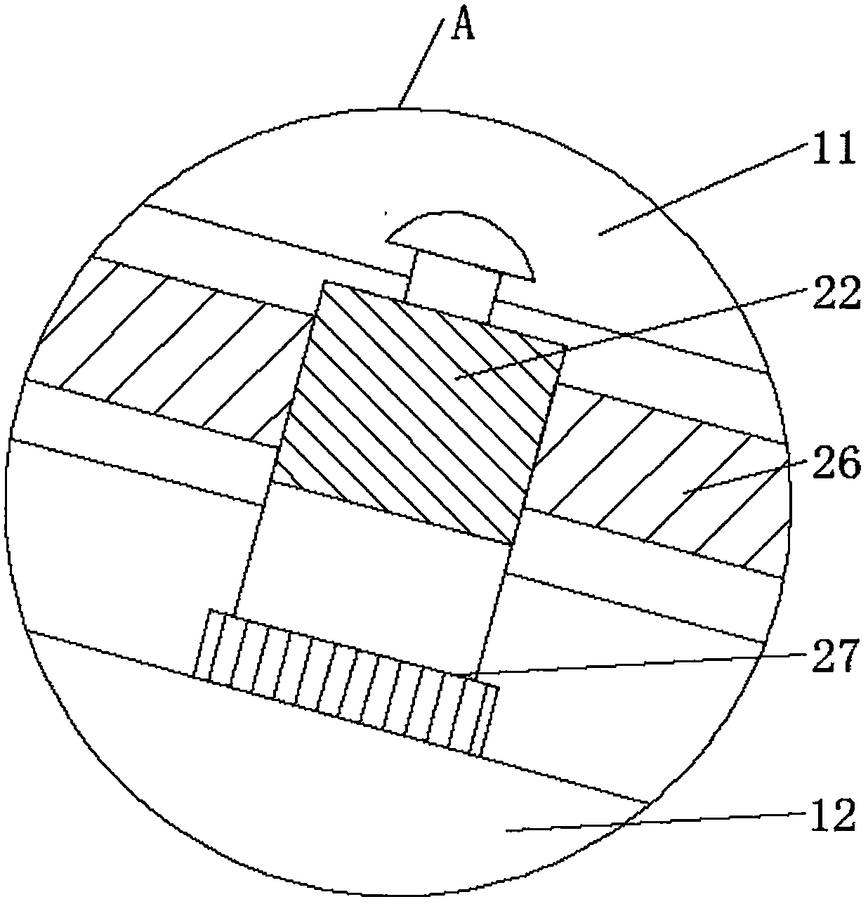 Protection device for photovoltaic power generation solar cell panel