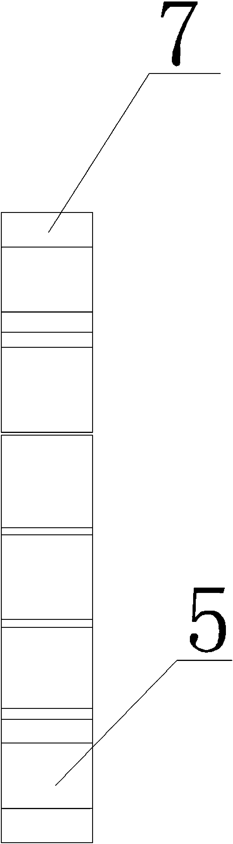 A high-viscosity oil electric heater structure