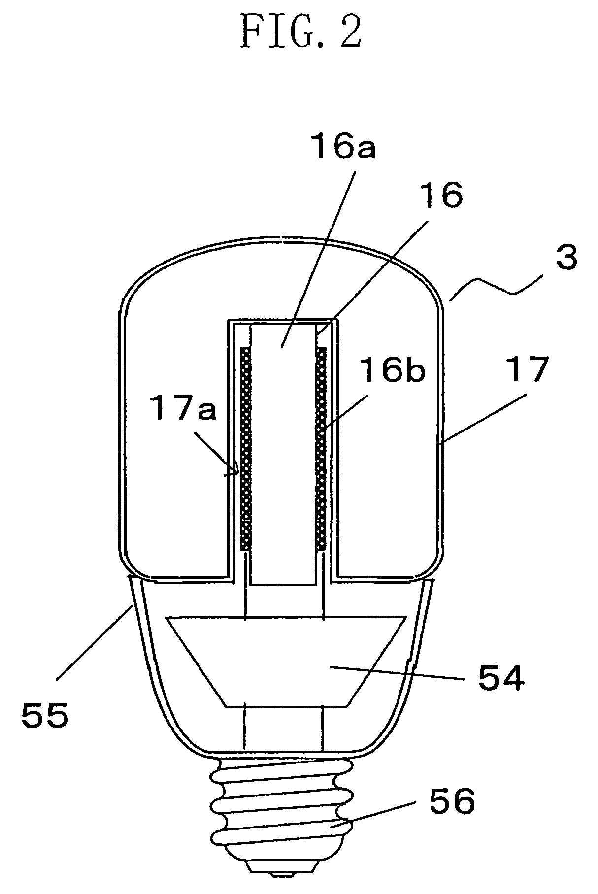 Electrodeless self-ballasted fluorescent lamp and discharge lamp operating device