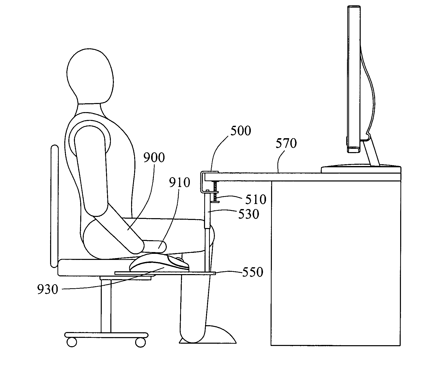 Furniture for placing electronic device