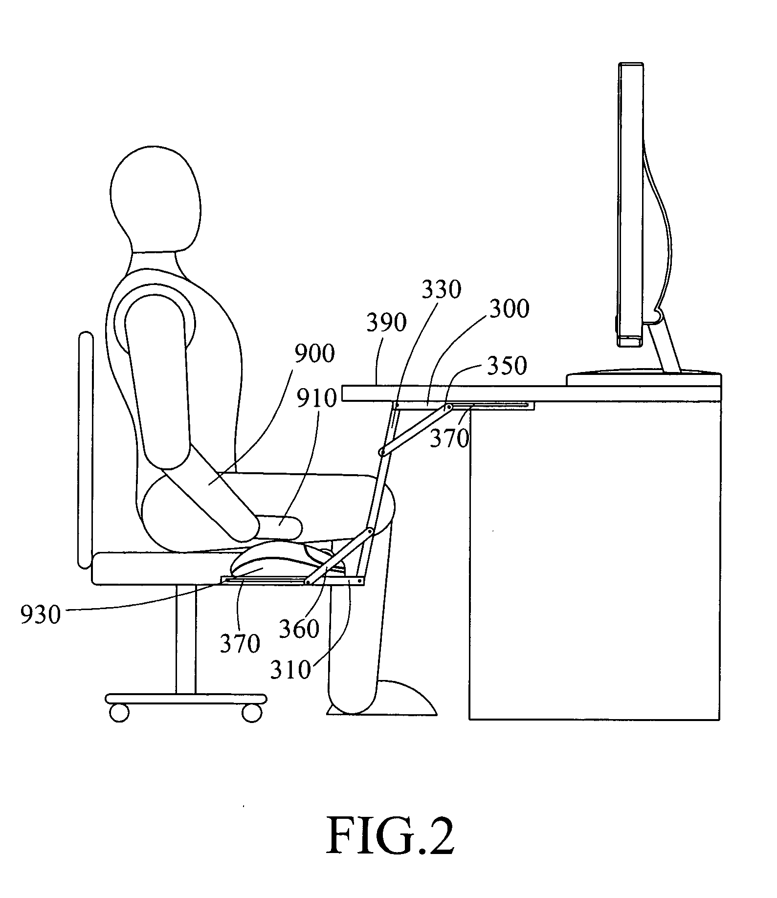Furniture for placing electronic device