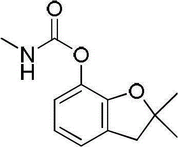 A production control method of 98% carbofuran