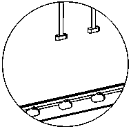 Positioning supporting device for screen face cleaning of vibrating screen