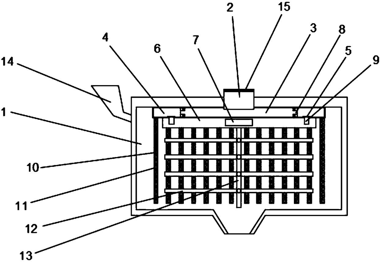 Aeration mixing device for new energy silicone foam