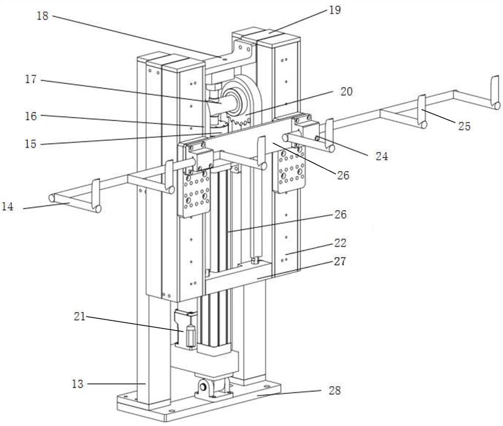 Medical waste garbage can AGV traction robot