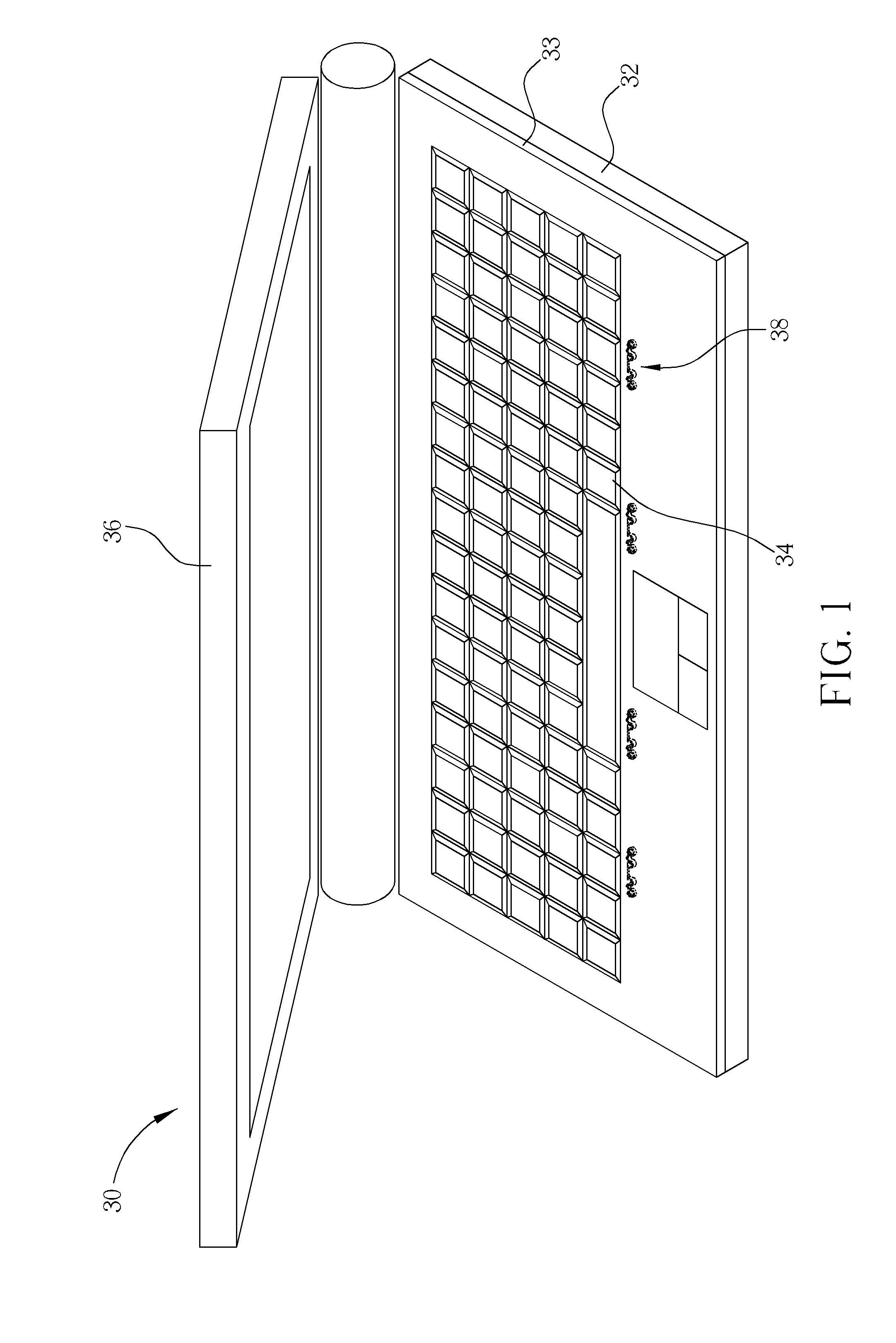 Keyboard fixing structure for fixing a keyboard and portable electronic device therewith