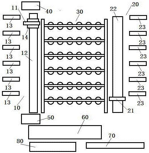 Fly maggot cultivation production line with adult maggot preprocessing device