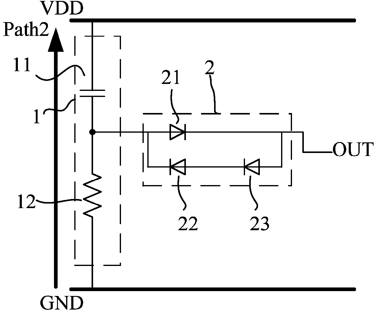 Anti-latch-up trigger circuit for ESD (Electronic Static Discharge)