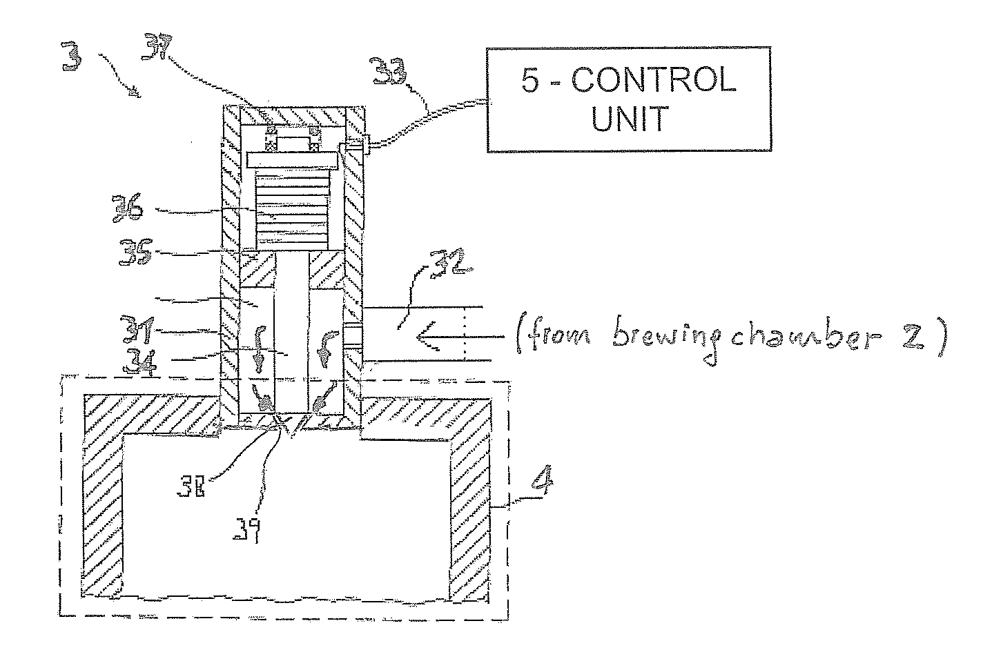 Beverage dispensing machine and operating method