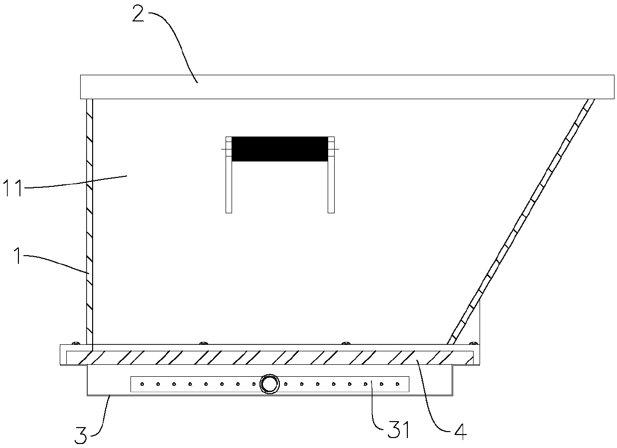 Powder bucket structure