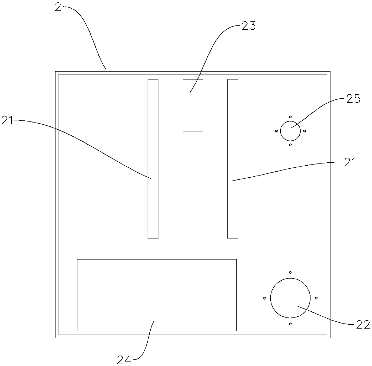 Powder bucket structure