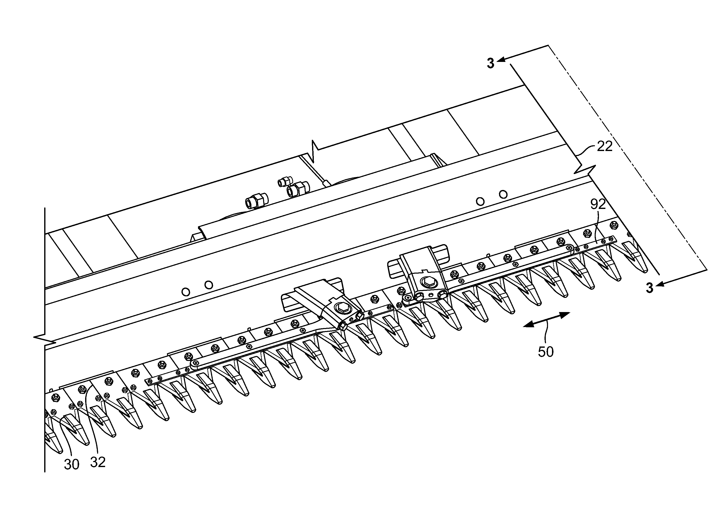 Cutterbar support for a crop harvesting header