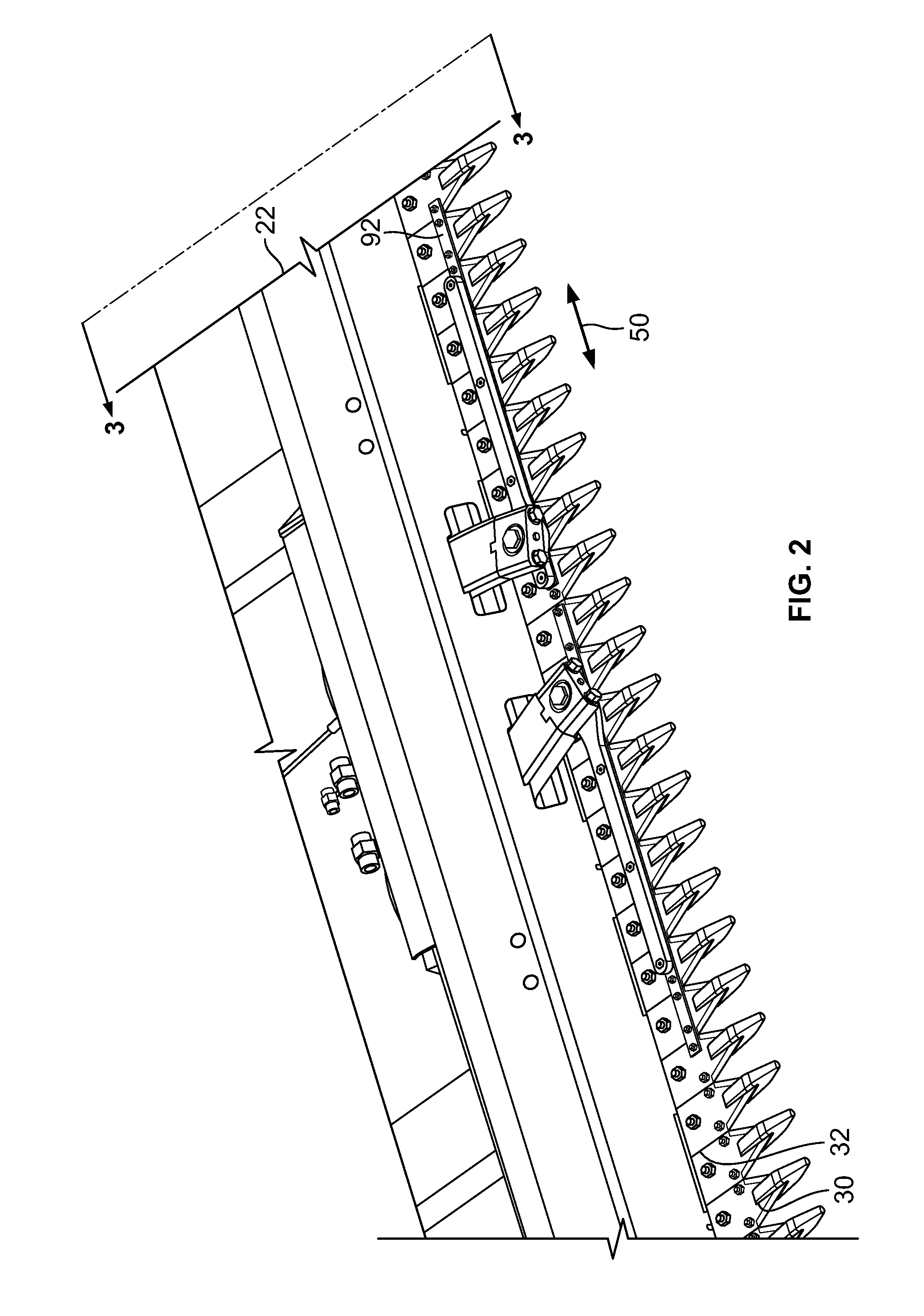 Cutterbar support for a crop harvesting header