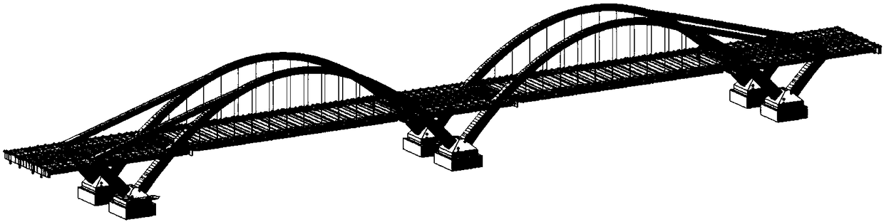 Method for determining and rapidly realizing bridging optimum cable forces of rigid framework-arc composite bridges