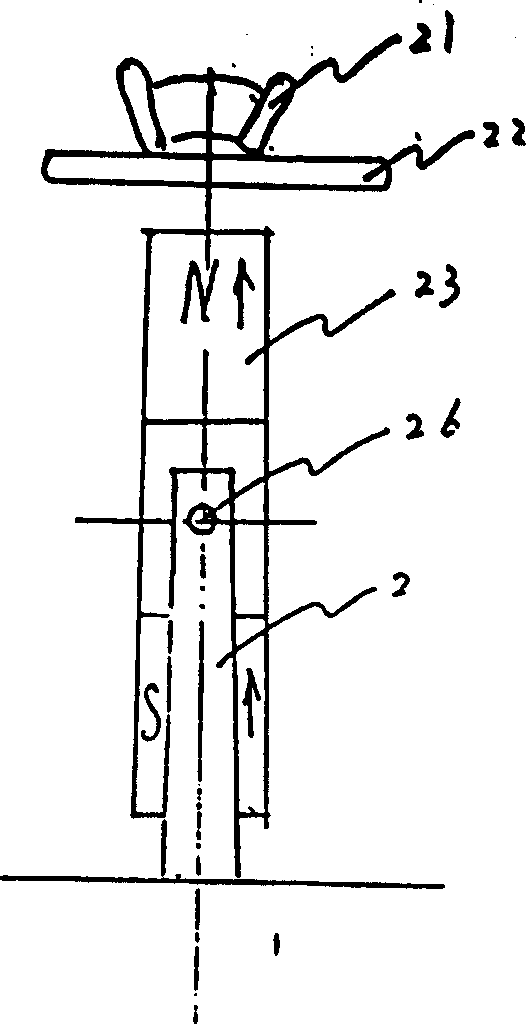 Permanent magnet rotary magnet type recovery device