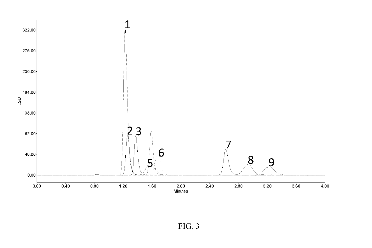 Liquid chromatographic separation of carbohydrate tautomers