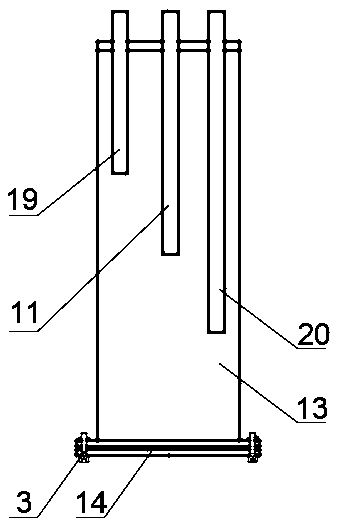 A safety and reliability test device and method for a flexible air chamber jig airbag