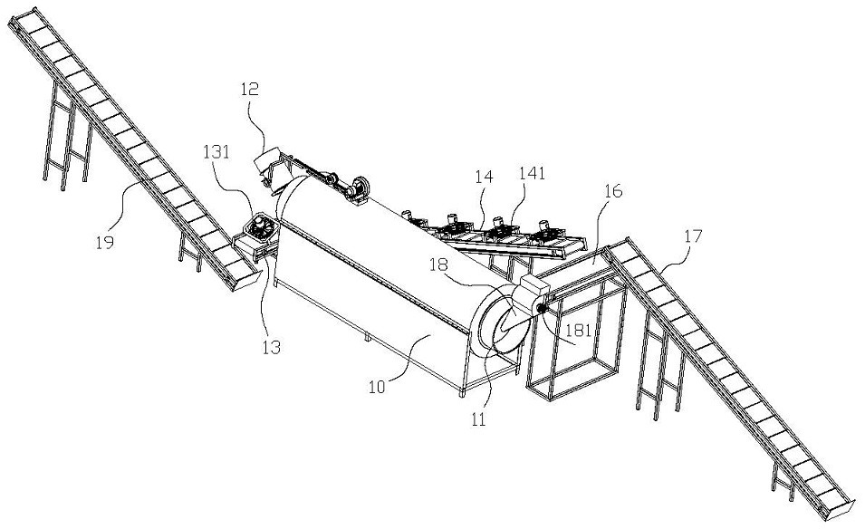 Method for processing tea leaves in roller for long time