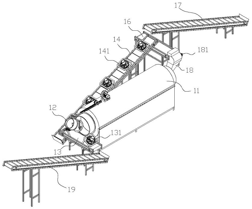 Method for processing tea leaves in roller for long time