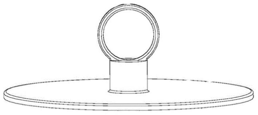 A device for dropping fertilized eggs of large whitebait under ice on large water surface and using method thereof