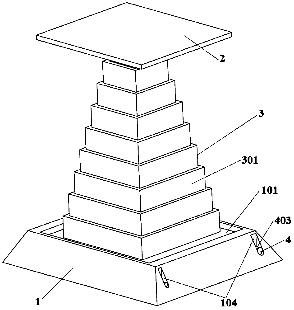 Portable lifting intelligent teacher's desk