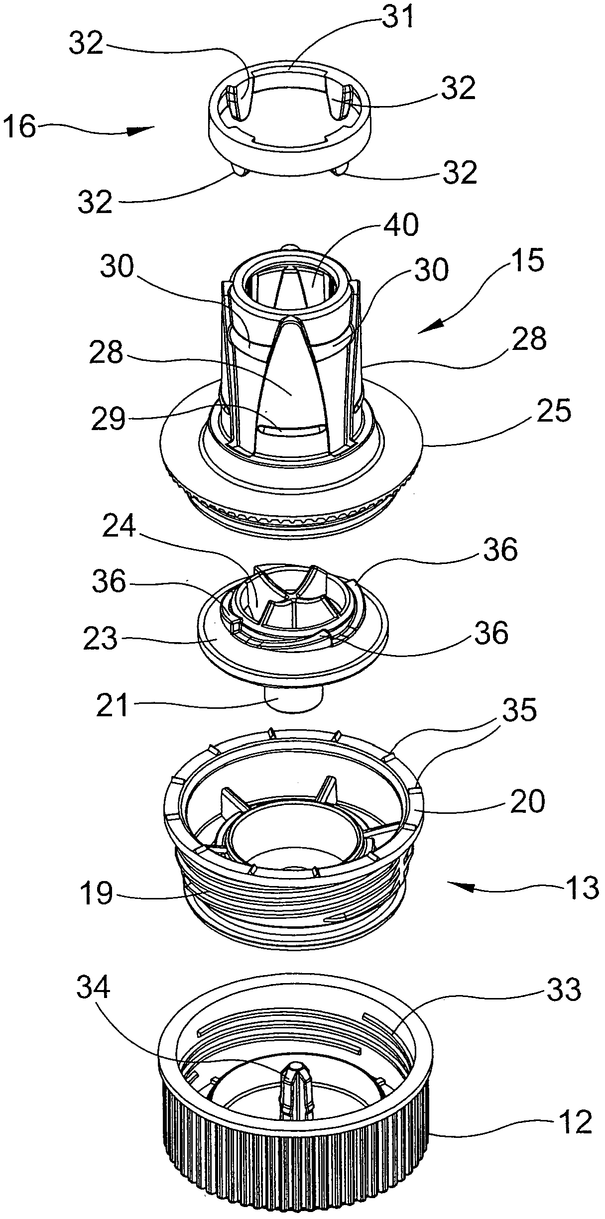 Tamper-proof insert for liquid containers