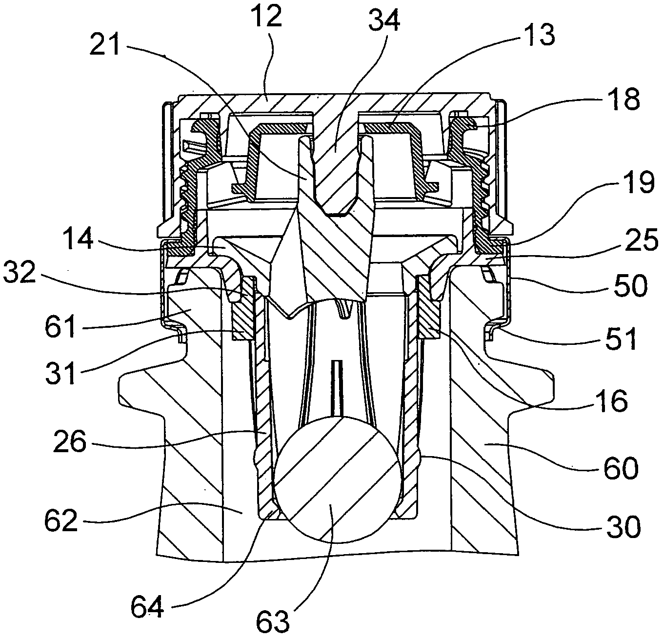 Tamper-proof insert for liquid containers