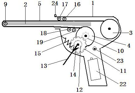 Oral cavity examination device