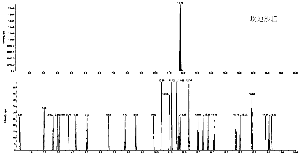 Method for detecting various angiotensin II receptor blocker type hypotensive drugs in urine samples