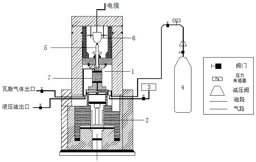 Test research method for gas-containing coal infiltration law under conditions of vibration and unloading