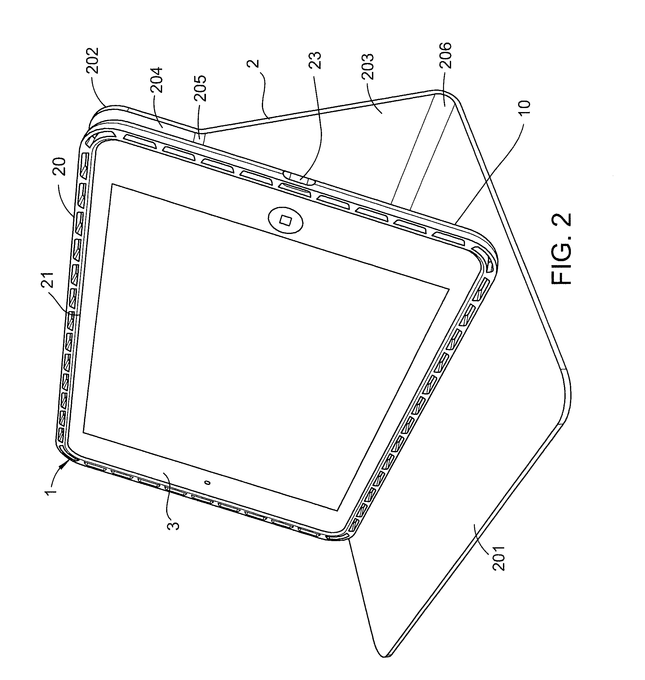 Molded shock resistant case for an electronic device