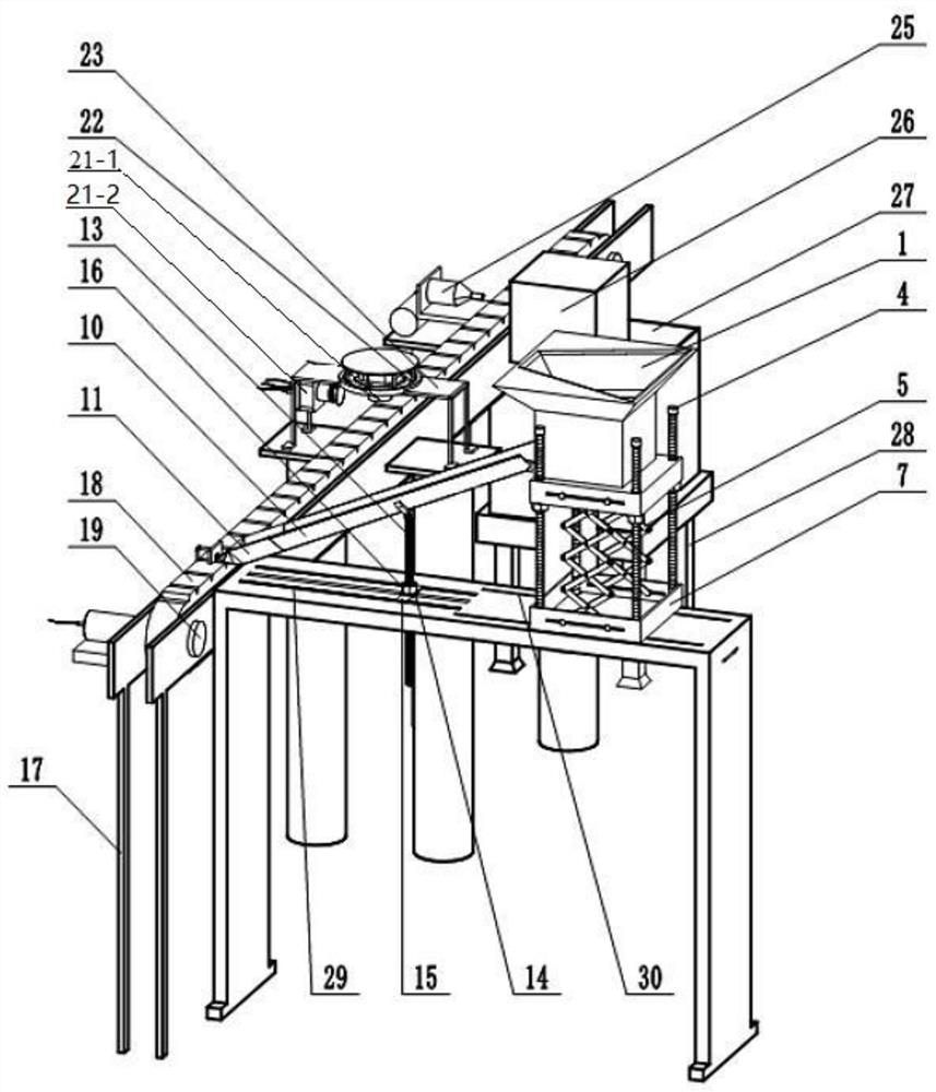 An automatic sorting and sorting system for workpieces