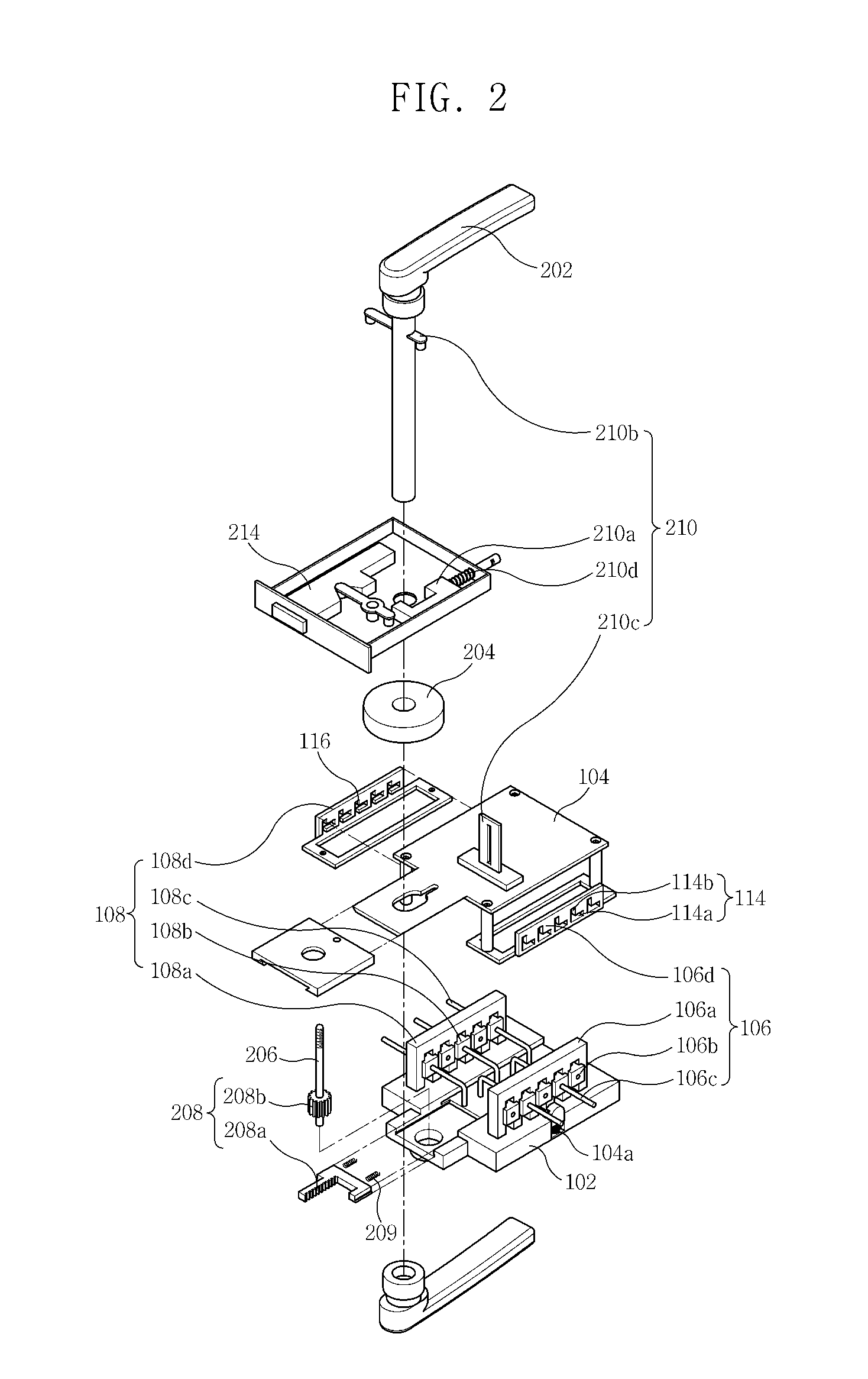 Device for unlocking lock recognizing punched card