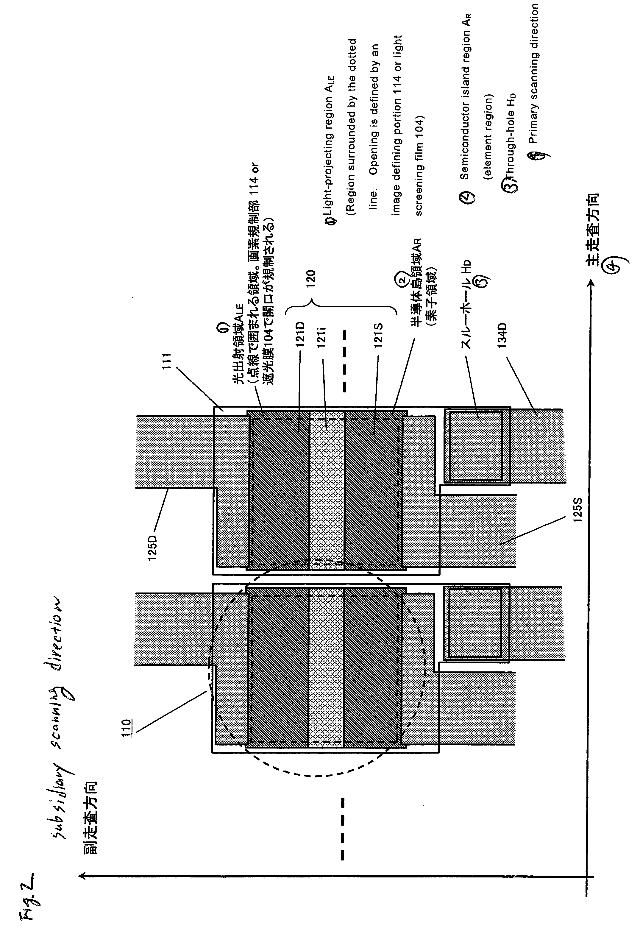 Light-emitting device and method for the production of light-emitting device