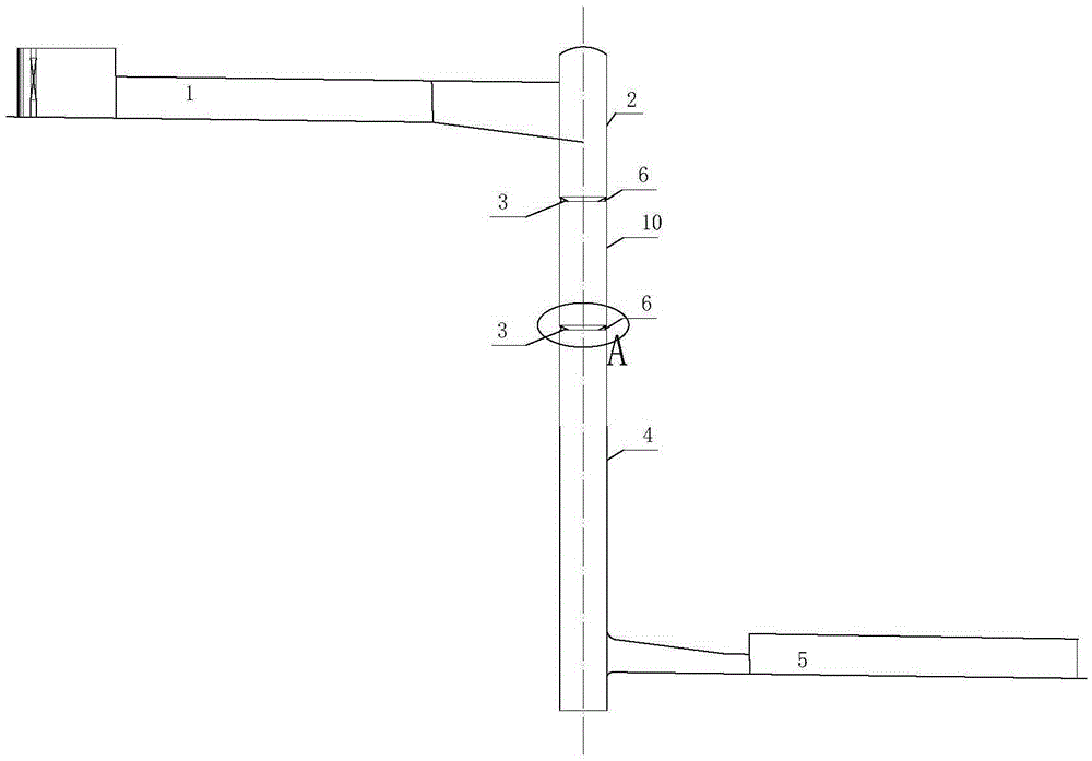 A multi-stage water cushion swirl shaft spillway suitable for high water head