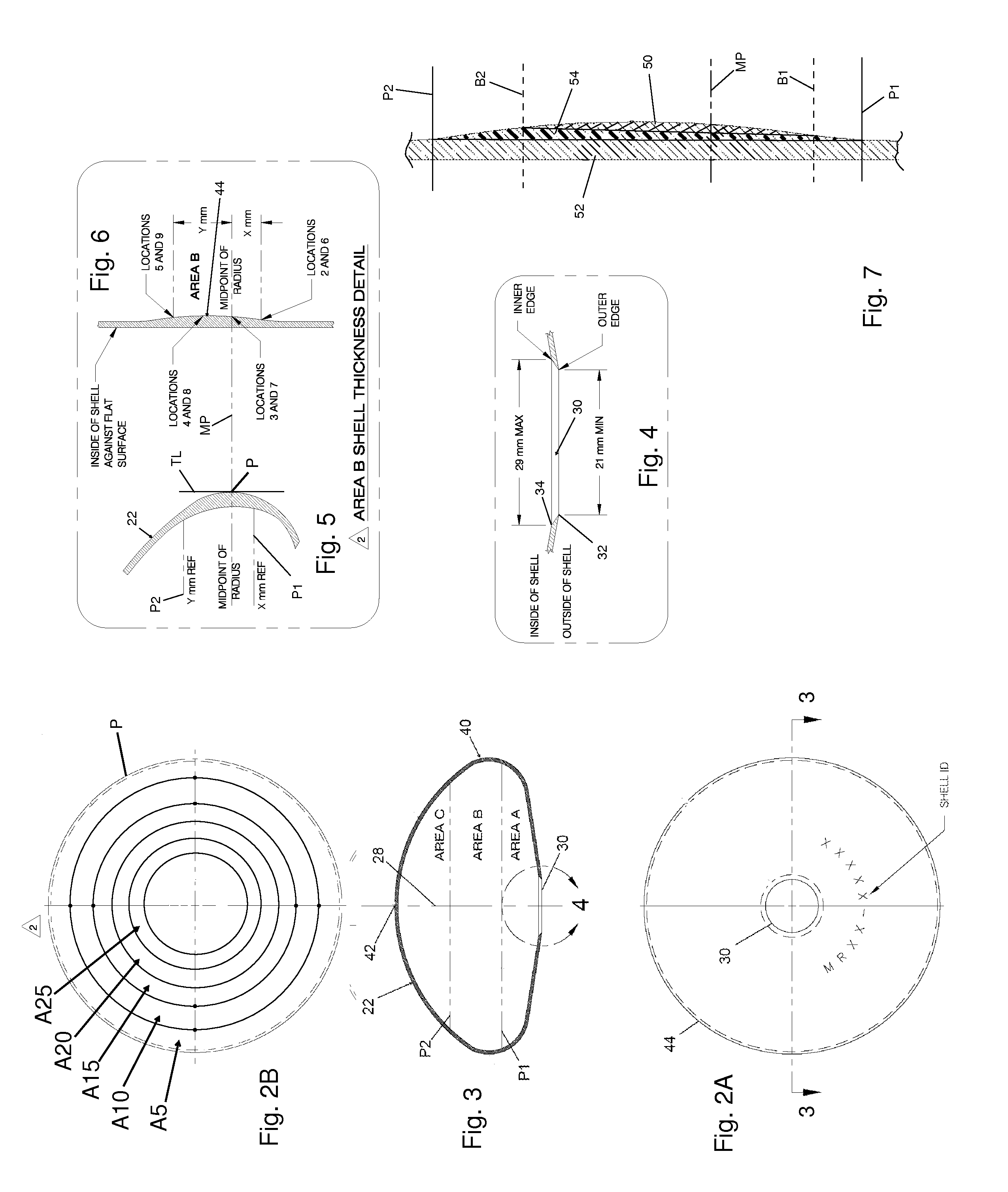 Method of making a reinforced prosthetic implant with flexible shell