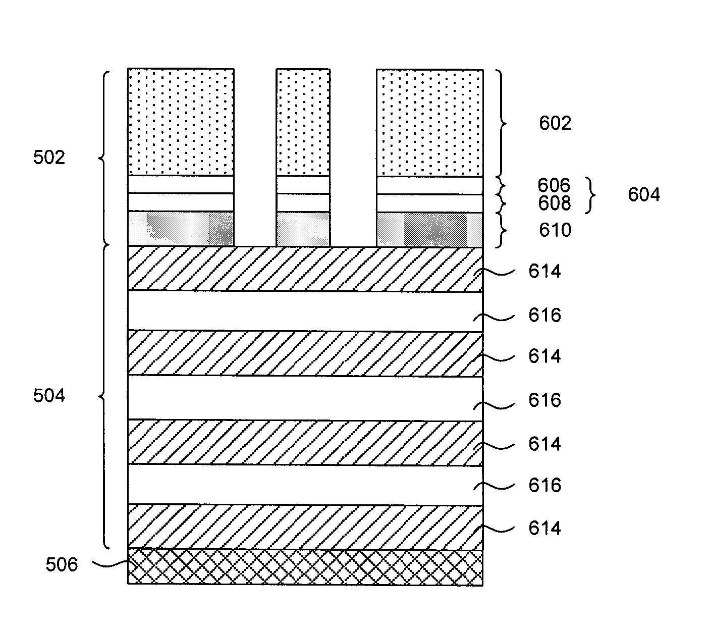 Method of etching high aspect ratio features in a dielectric layer