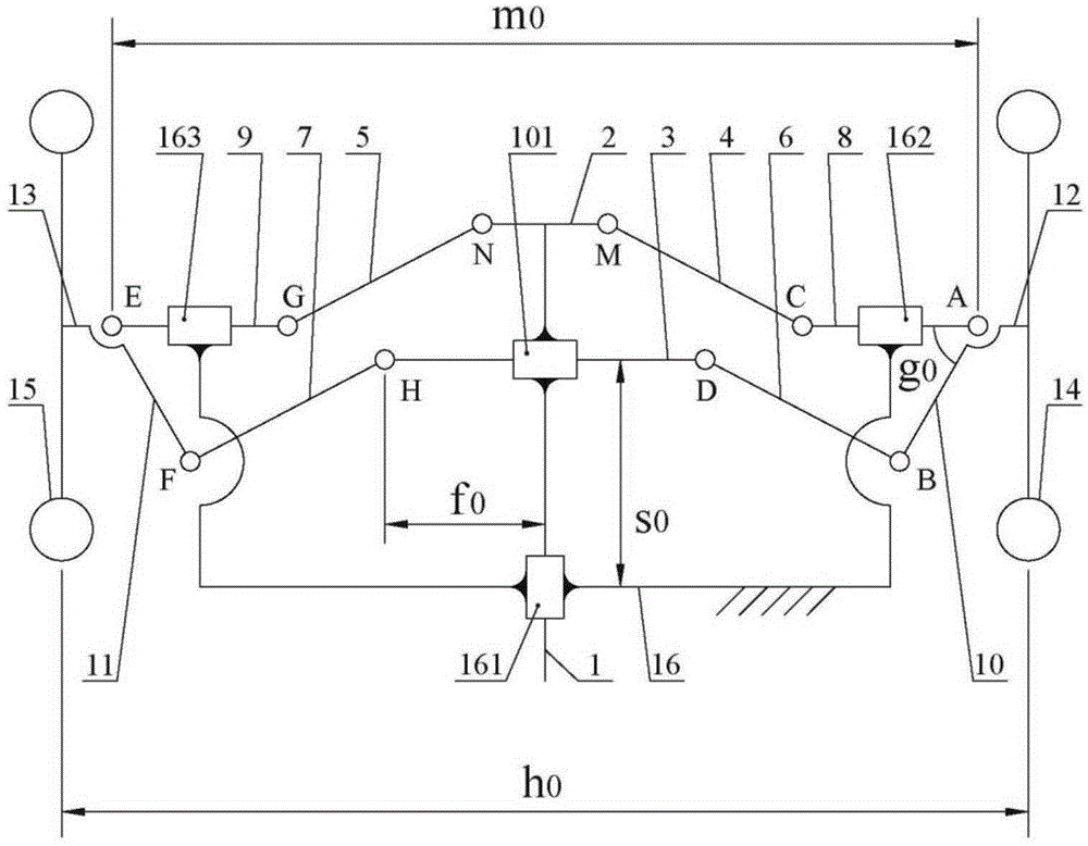 Steering mechanism adapted to wheel base adjustment chassis