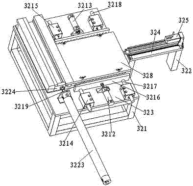 Limiting arm feeding device of assembly machine for main body parts of automobile door limiters