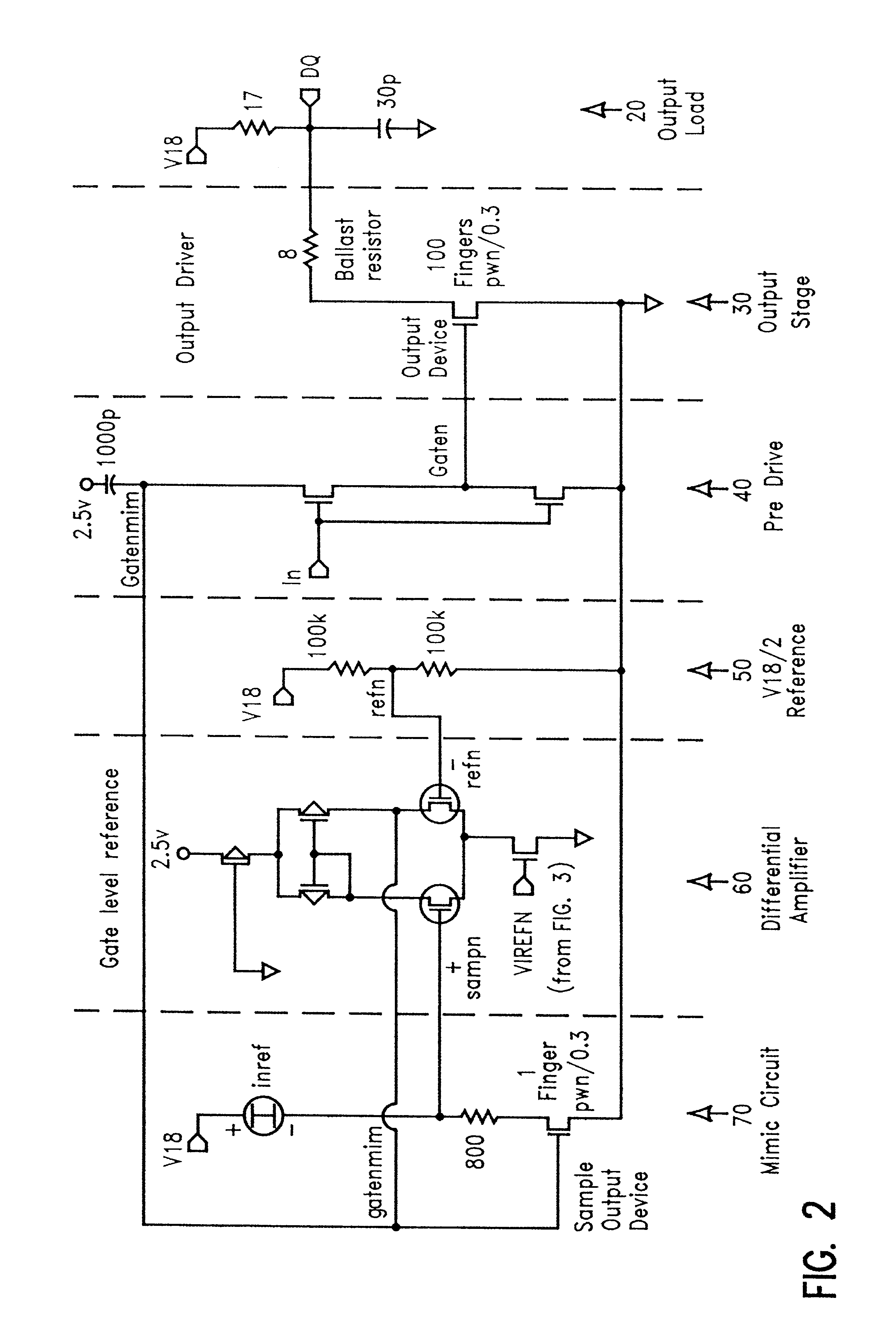 Constant impedance driver for high speed interface