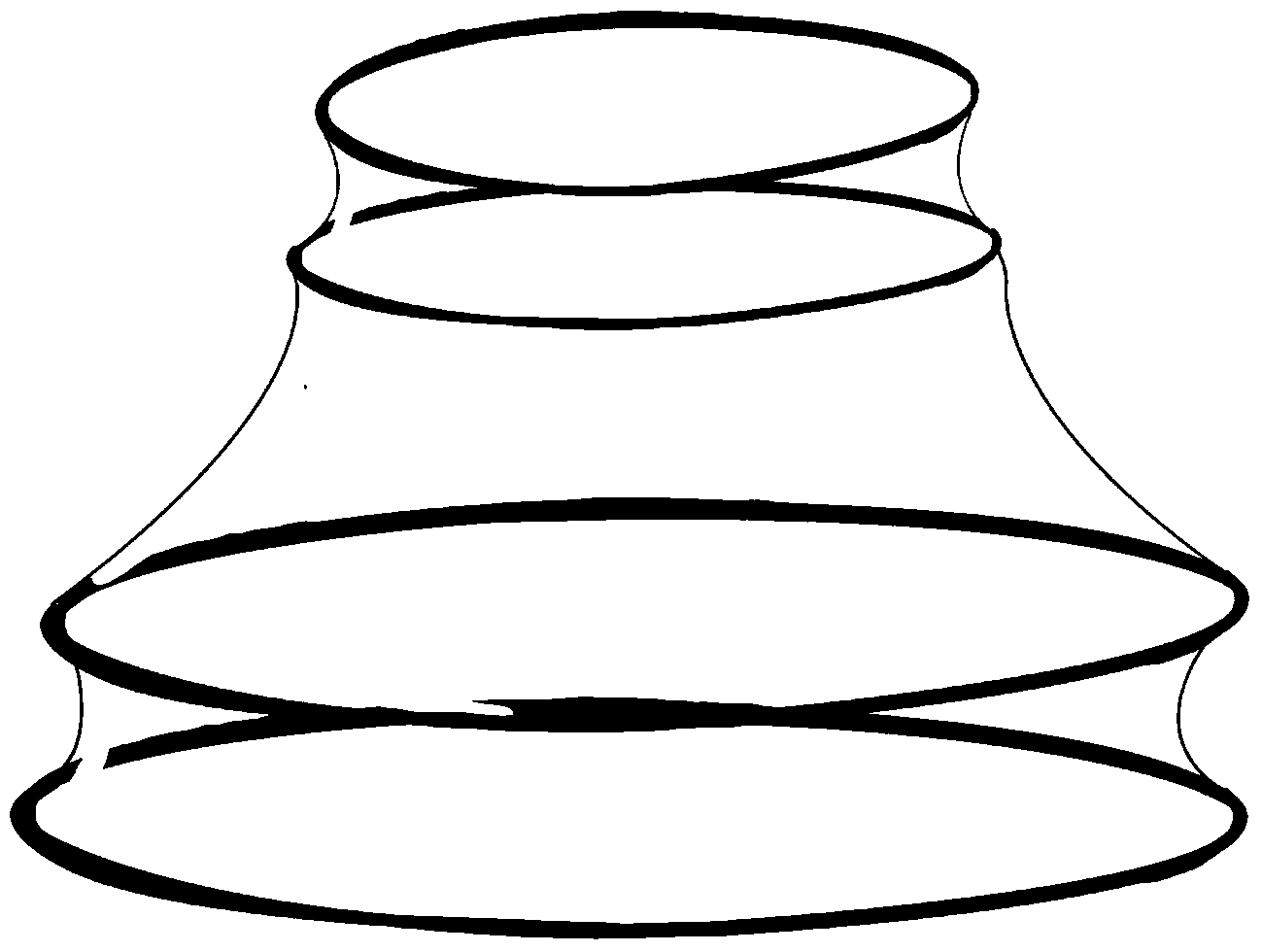 Enterocoelia opening/closing device