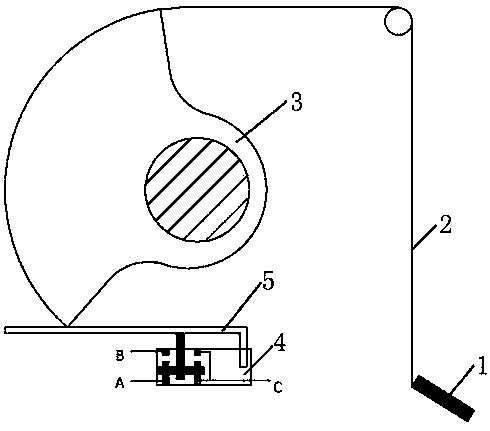 Intelligent starting and stopping device for automobile accelerator control