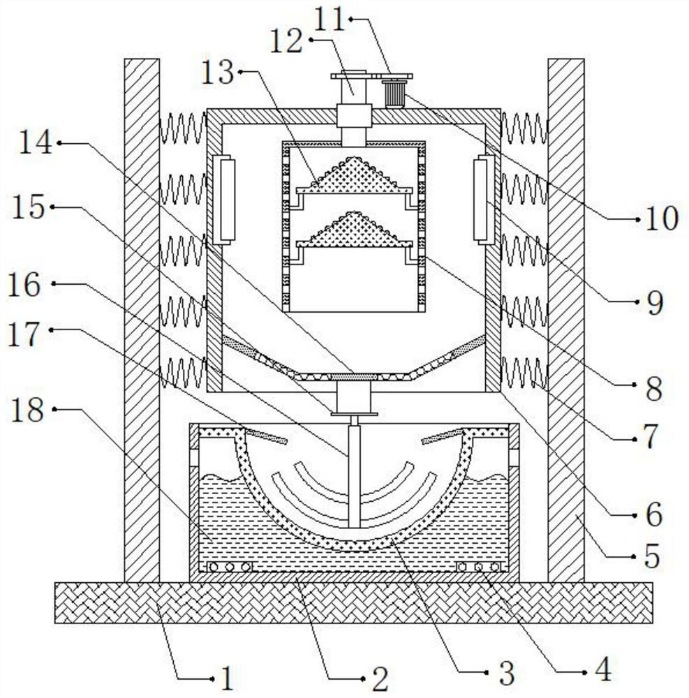 Drying device for pesticide intermediate production