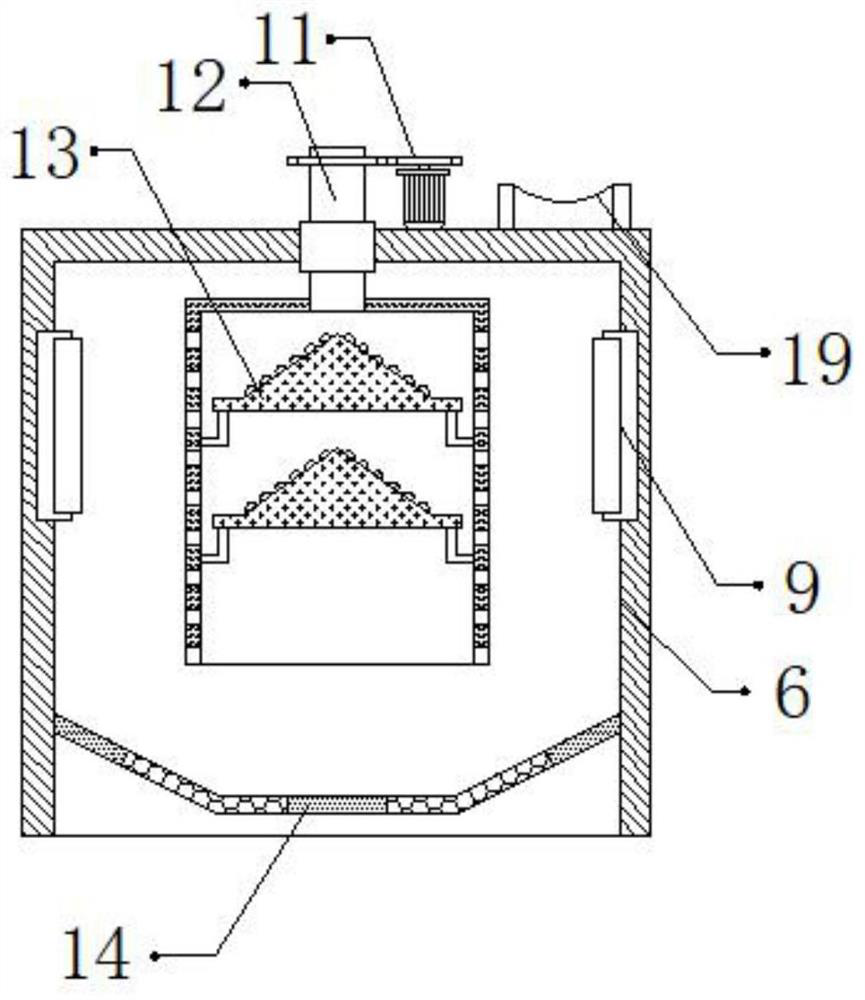 Drying device for pesticide intermediate production