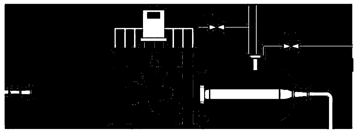 A method for determining the position of two holes punched in the water discharge cone of a water turbine