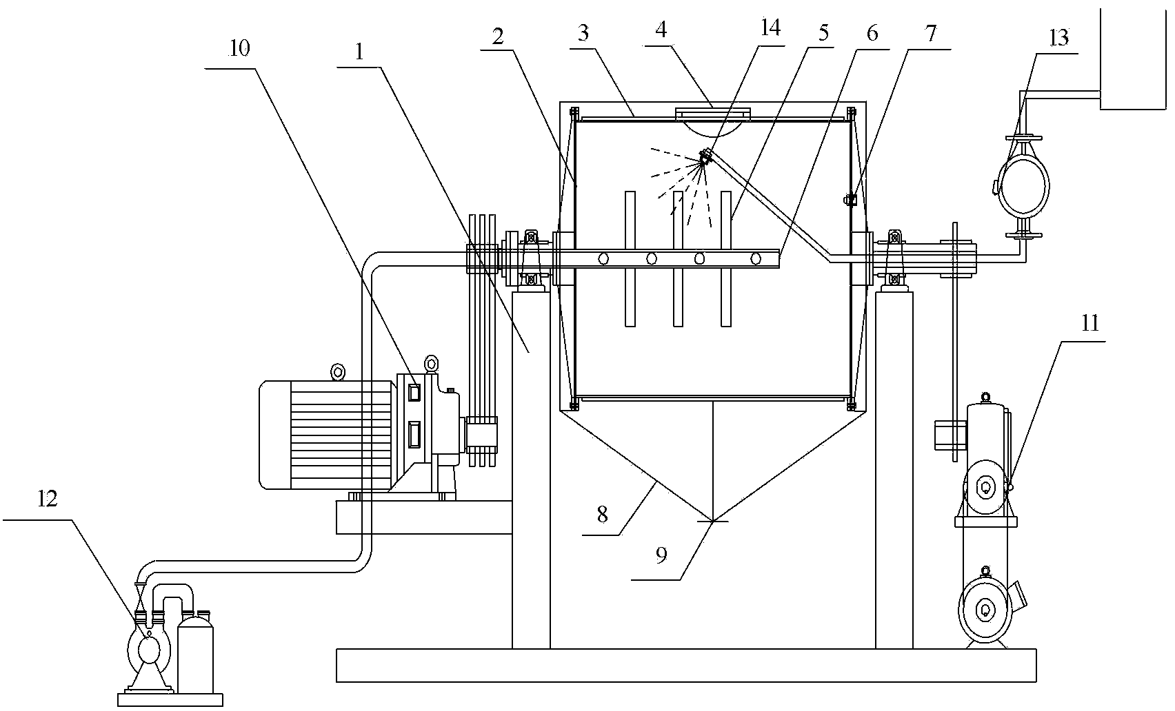 Mechanochemical preparation method and equipment of magnetic water treatment agent